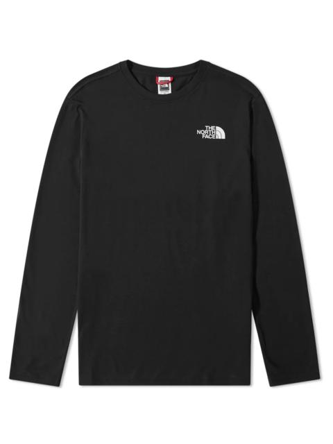 The North Face Long Sleeve Red Box Tee