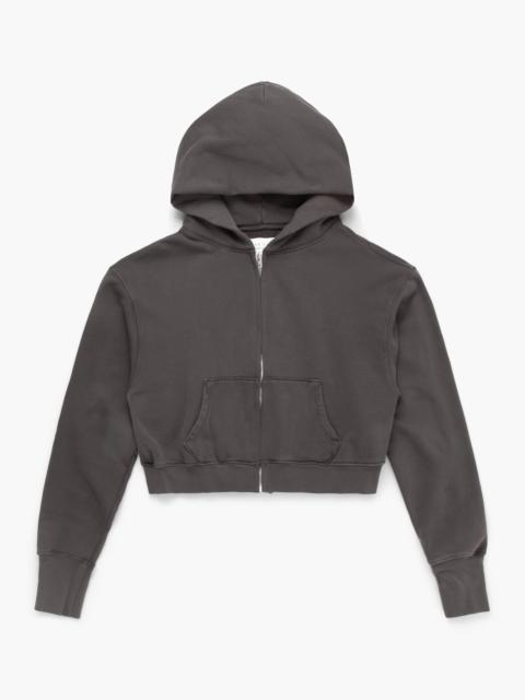 LES TIEN Zendaya Crop Zip Hoodie
