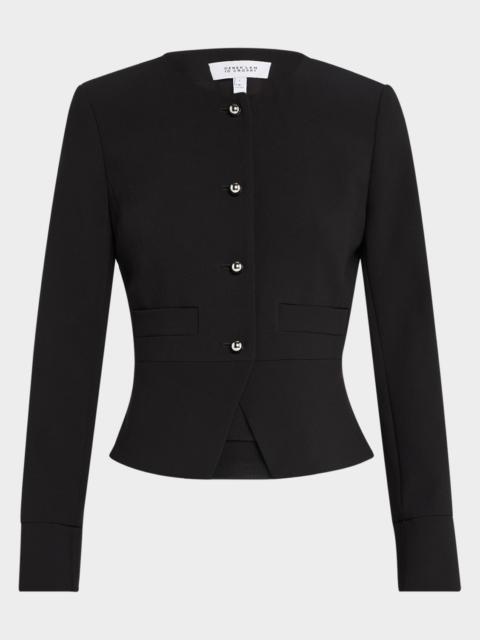 DEREK LAM 10 CROSBY Elizabeth Peplum Jacket