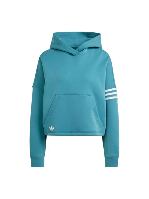 adidas (WMNS) adidas originals Adicolor Neuclassics Hoodie 'Teal' IL6664