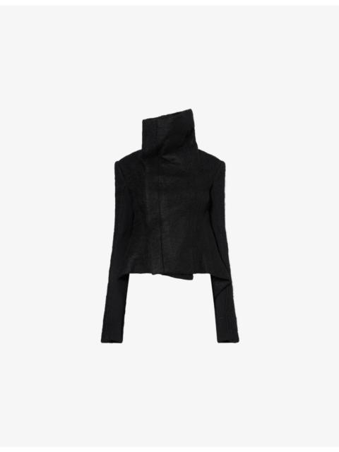 Rick Owens Naska Buttoned Wool-Blend Jacket