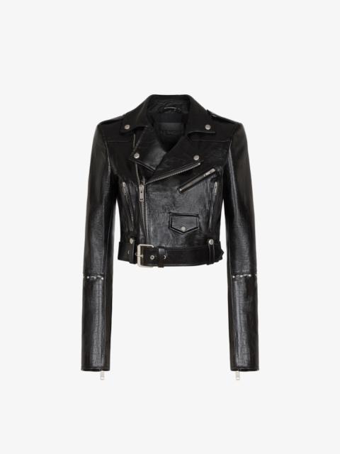 Givenchy Studded biker jacket in leather