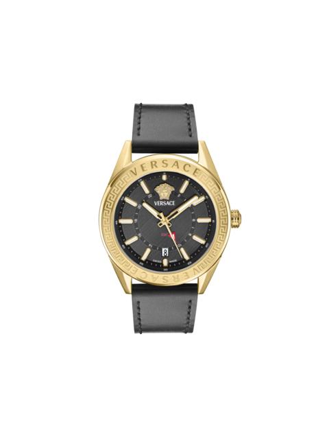 VERSACE Versace V-Code GMT Leather VEAFA0224