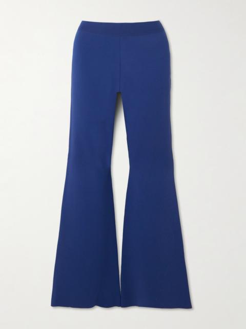 Stella McCartney Cropped Stretch-knit Flared Pants