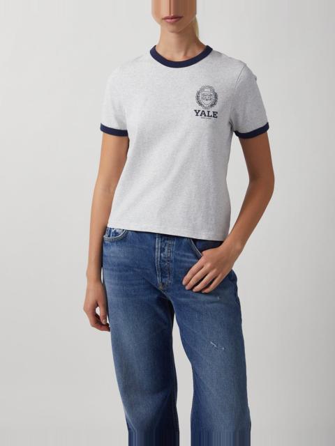 T-shirt Yale Crest Ringer  Grey