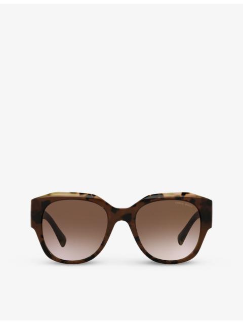 GIORGIO ARMANI AR8140 square-frame tortoiseshell acetate sunglasses