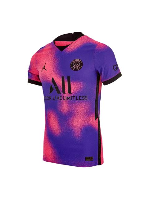 Jordan Air Jordan x Paris Saint Germain 2021 Vapor Fourth Shirt 'Hyper Pink Purple' CV8409-640