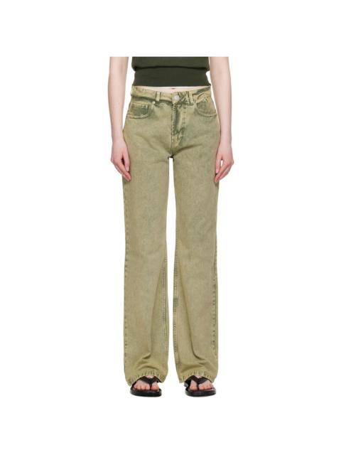 AMI Paris GREEN COTTON 바지 JEANS