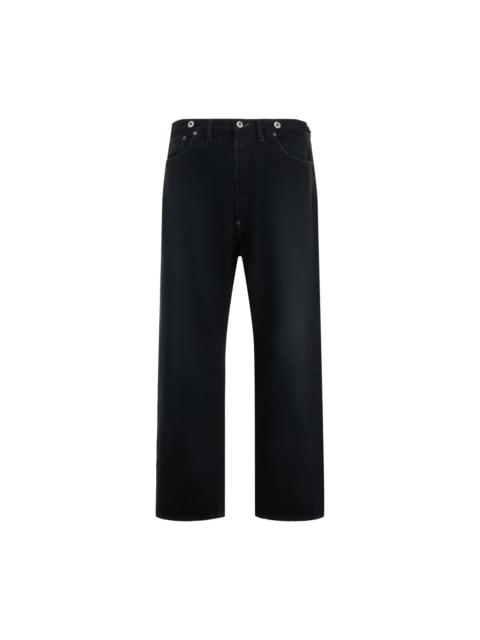 A.PRESSE NO.22 WASHED WIDE DENIM PANT