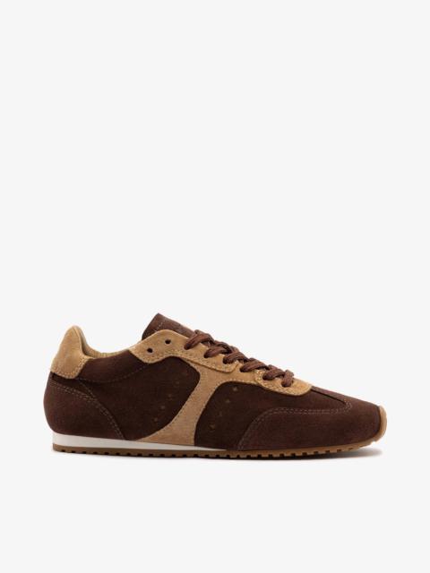 Larroudé Stella Sneaker Brown Suede