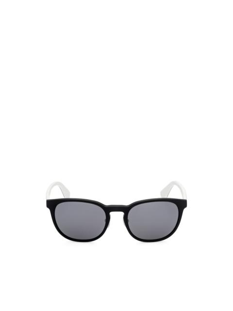 adidas matte-finish square-frame sunglasses
