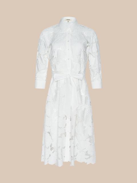 L'AGENCE May Eyelet Shirt Dress