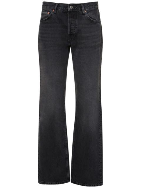 Easy straight cotton denim jeans