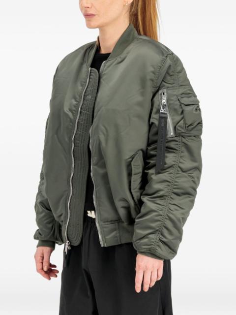 ALPHA INDUSTRIES ruched bomber jacket