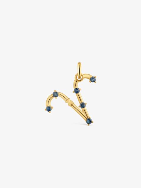 TOUS Aries Pendant with 18kt gold vermeil and sapphire TOUS Zodiaco