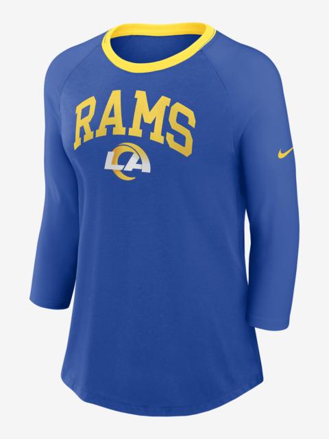 Nike Los Angeles Rams Women's Nike NFL 3/4-Sleeve T-Shirt
