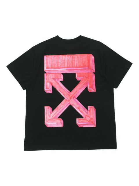 Off-White Off-White Back Arrow Large Short Sleeve Black OMAA038G20JER0041025