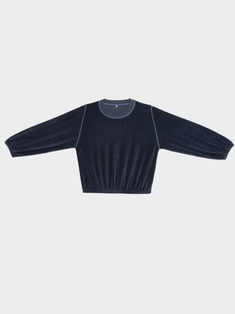 BASERANGE Pillow Sweatshirt - Organic Cotton Velour