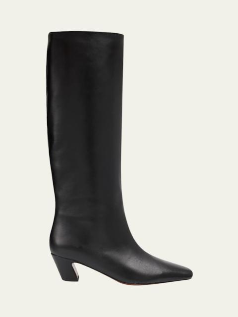 LOEFFLER RANDALL Marley Leather Knee-Hight Boots