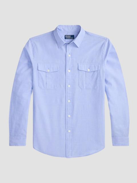 Polo Ralph Lauren Men's Classic-Fit End-on-End Workshirt - Blue White