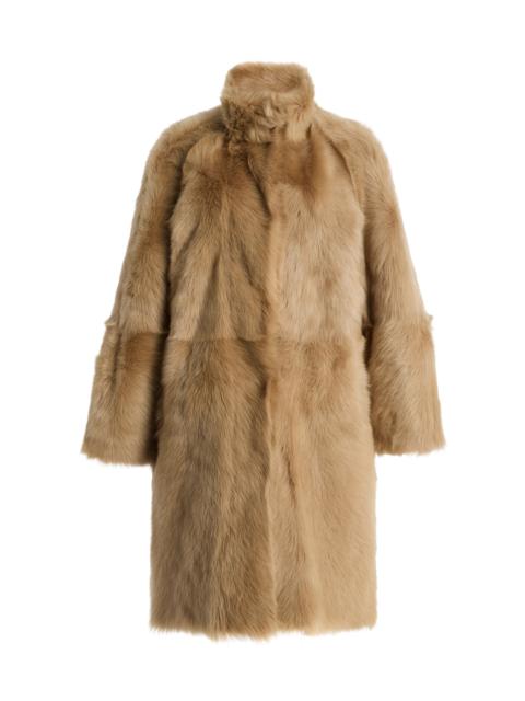 NOUR HAMMOUR Blaise Shearling Coat