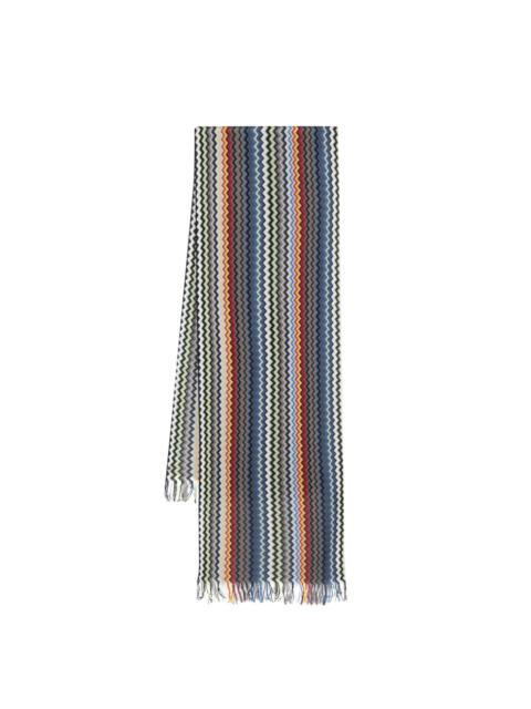 Missoni zigzag cotton scarf