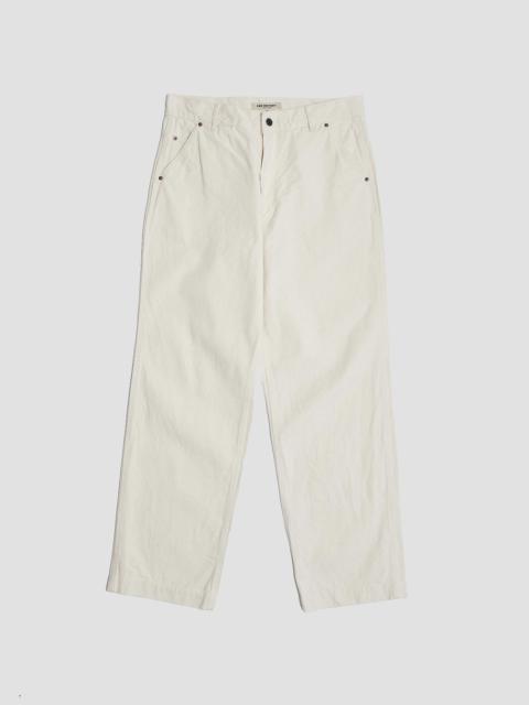 Nigel Cabourn FOB Factory Cotton Duck Work Pant Ecru