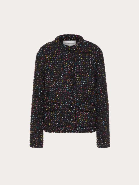 Valentino TWEED POIS JACKET