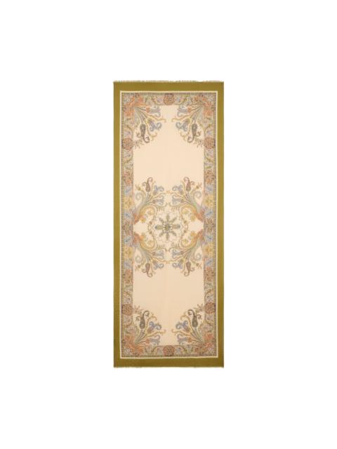 Etro floral jacquard scarf