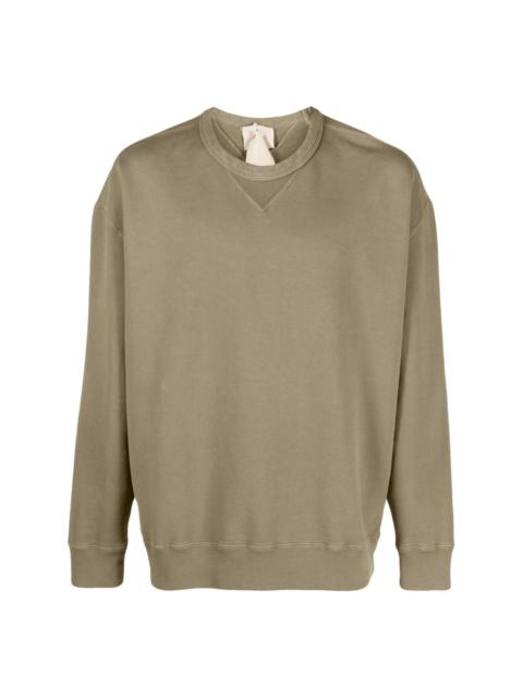 patch-detail cotton sweatshirt