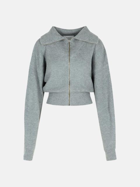 Sportmax 'CALIPSO' MEDIUM GREY CASHMERE BLEND CARDIGAN