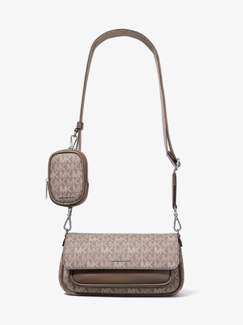 MICHAEL KORS Jet Set Travel Small Signature Logo Crossbody Bag With Pouch