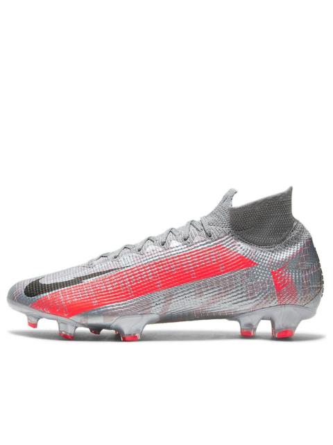Nike Nike Mercurial Superfly 7 Elite FG 'Metallic Grey Crimson' AQ4174-906
