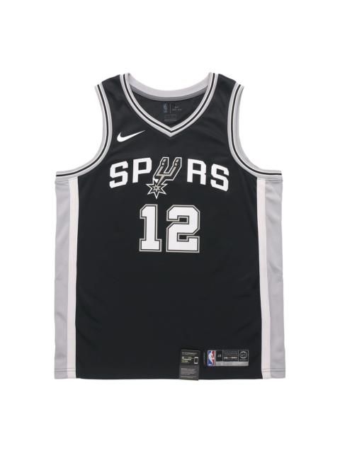 Nike Nike NBA Jersey Basketball Jersey/Vest SW Fan Edition Aldridge Spurs No. 12 Team limited Black 86450