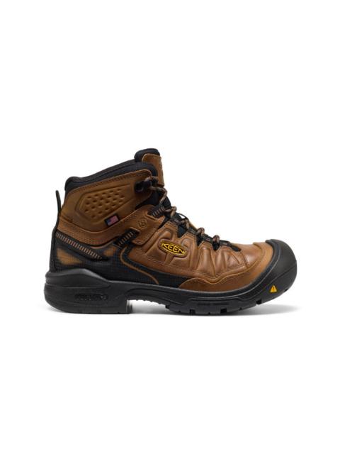KEEN Men's Targhee IV Waterproof Work Boot (Soft Toe)