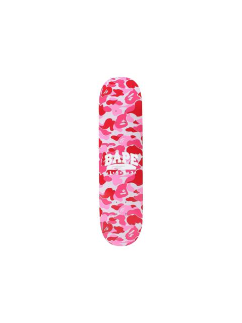 BAPE ABC Camo Skateboard 'Pink'