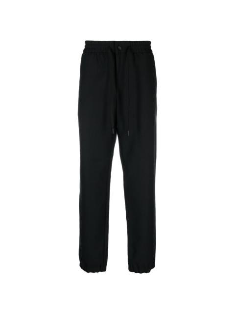 logo-print straight-leg trousers