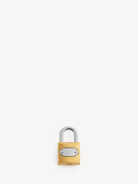 BALENCIAGA Women's Charm/keychain Bb Padlock in Gold/silver