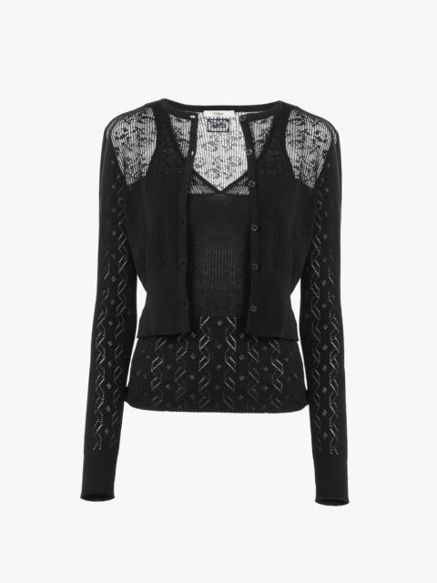 Chloé TWIN SET IN COTTON KNIT