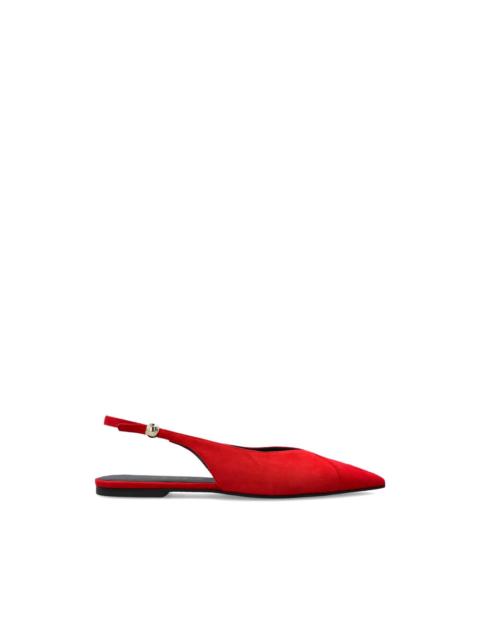 FURLA Sfera pointed-toe leather pumps