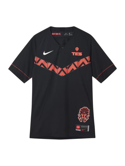Nike Men's Nike X LPLTES Tournament Short Sleeve Black T-Shirt CV9631-010