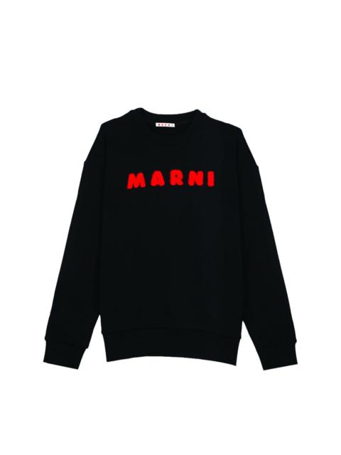 logo-embroidered sweatshirt