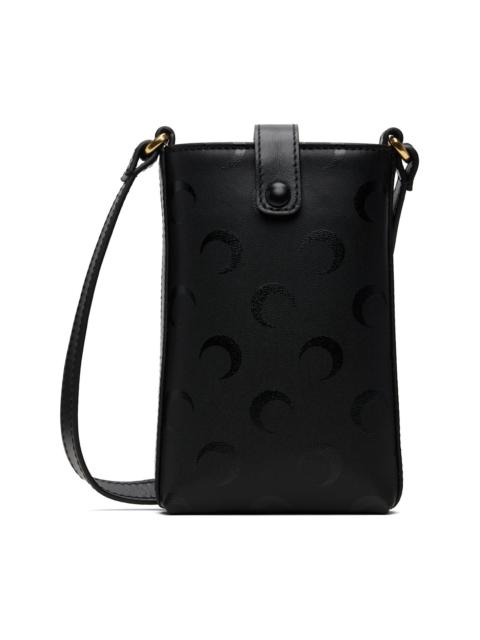 Black Moon Canvas Phone Holder