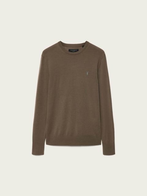 ALLSAINTS MODE MERINO CREW NECK RAMSKULL SWEATER