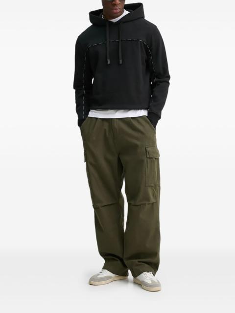 VERSACE JEANS COUTURE contrast-stitch hoodie