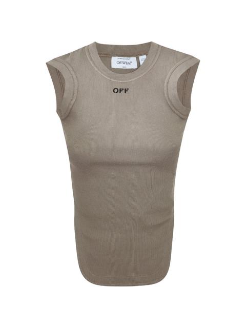 Off-White Kat ribbed top