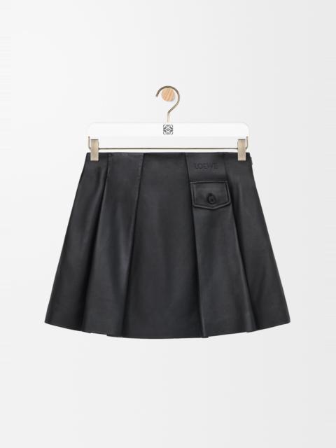 Loewe Mini skirt in nappa lambskin