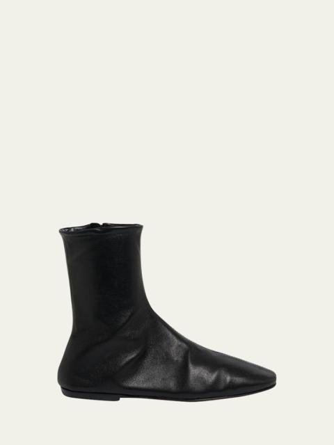 Dries Van Noten Leather Sock Booties
