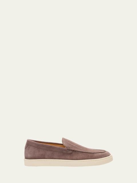 Brunello Cucinelli Men's Hybrid Venetian Suede Slip-Ons