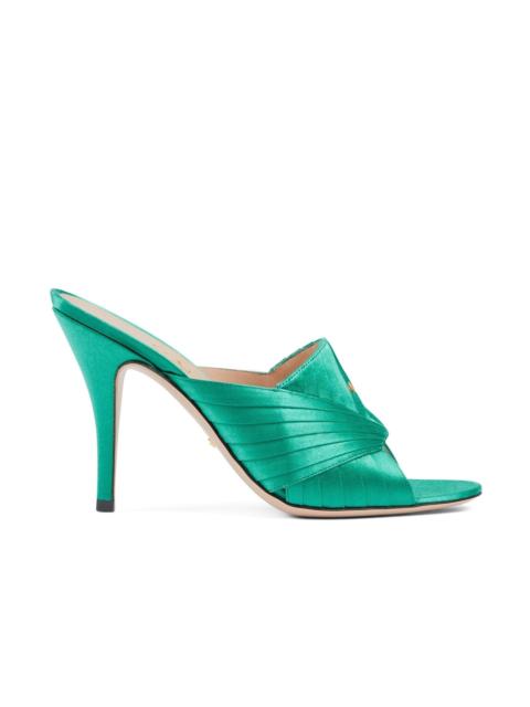 GUCCI 95MM SHAWANA VISCOSE SANDALS